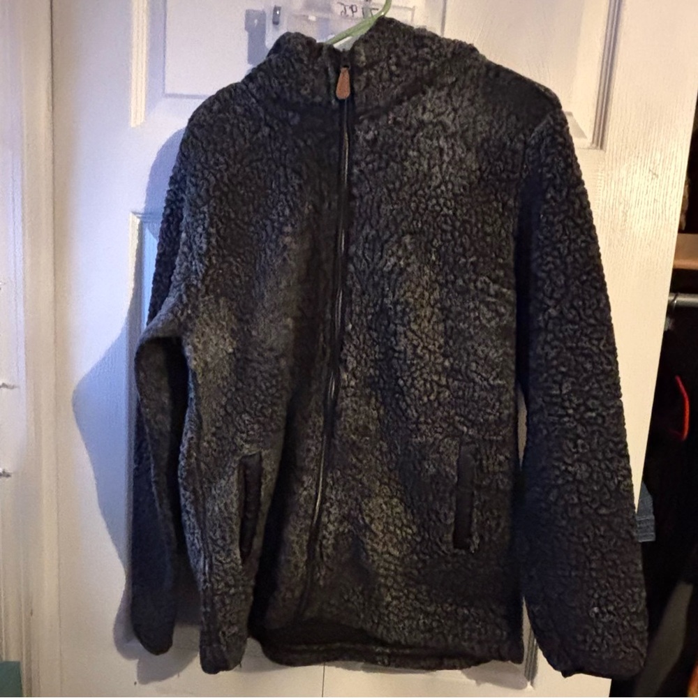 Simply Southern Charcoal Sherpa Jacket